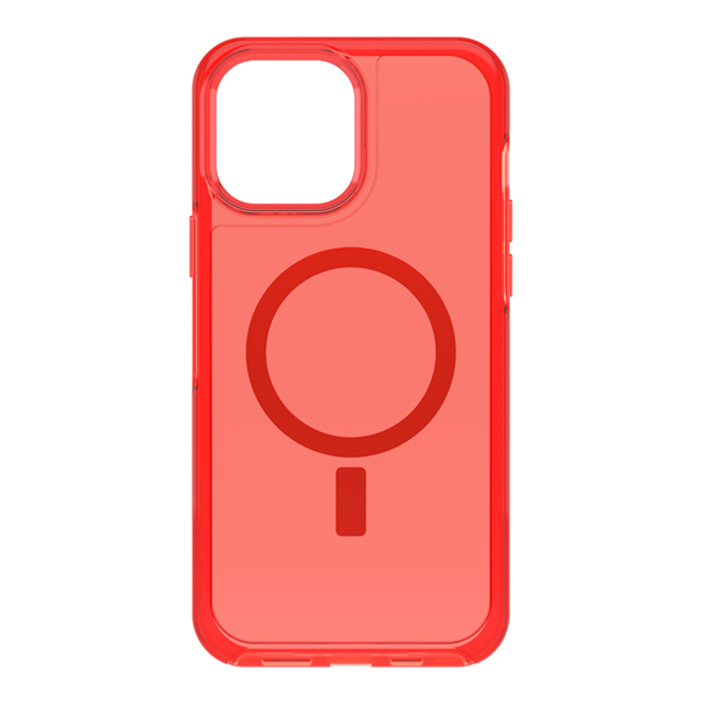 【iPhone13 Pro Max ケース】Symmetry シリーズ ＋ 抗菌加工クリアケース with MagSafe (In The Red)サブ画像