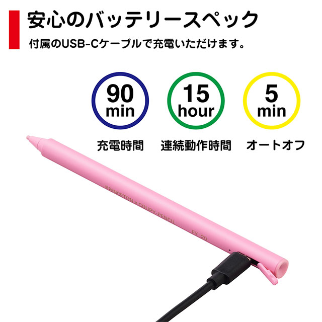 ACTIVE STYLUS タッチペン (ももいろ) PRINCETON | iPhoneケースは UNiCASE