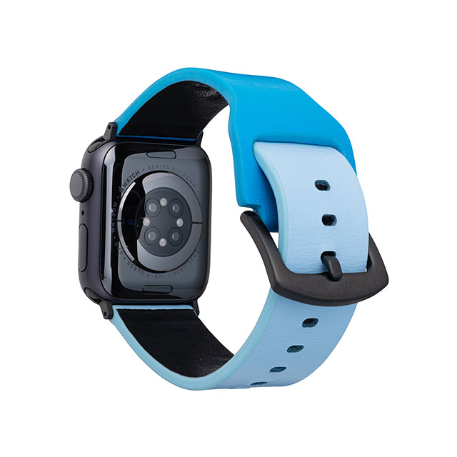 【Apple Watch バンド 49/45/44/42mm】“at Once” Genuine Leather Watchband (Blue) for Apple Watch Ultra2/SE(第2/1世代)/Series9/8/7/6/5/4/3/2/1goods_nameサブ画像