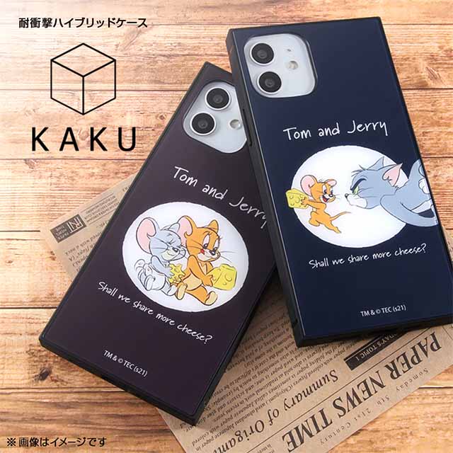 【iPhone13 Pro ケース】トムとジェリー/耐衝撃ハイブリッドケース KAKU (トムとジェリー_チーズ)サブ画像