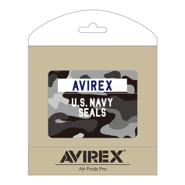 【AirPods Pro(第1世代) ケース】AirPods Pro AVIREX (US NAVY SEALS/迷彩)サブ画像