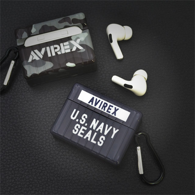 【AirPods Pro(第1世代) ケース】AirPods Pro AVIREX (US NAVY SEALS/ネイビー)サブ画像