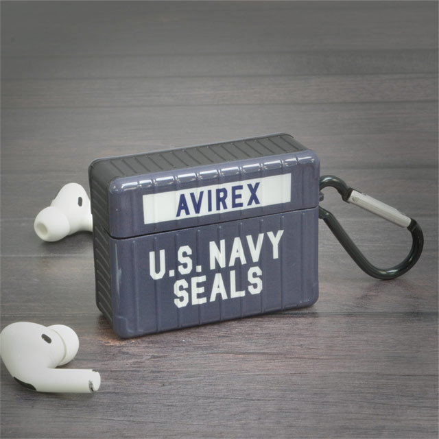 【AirPods Pro(第1世代) ケース】AirPods Pro AVIREX (US NAVY SEALS/ネイビー)サブ画像