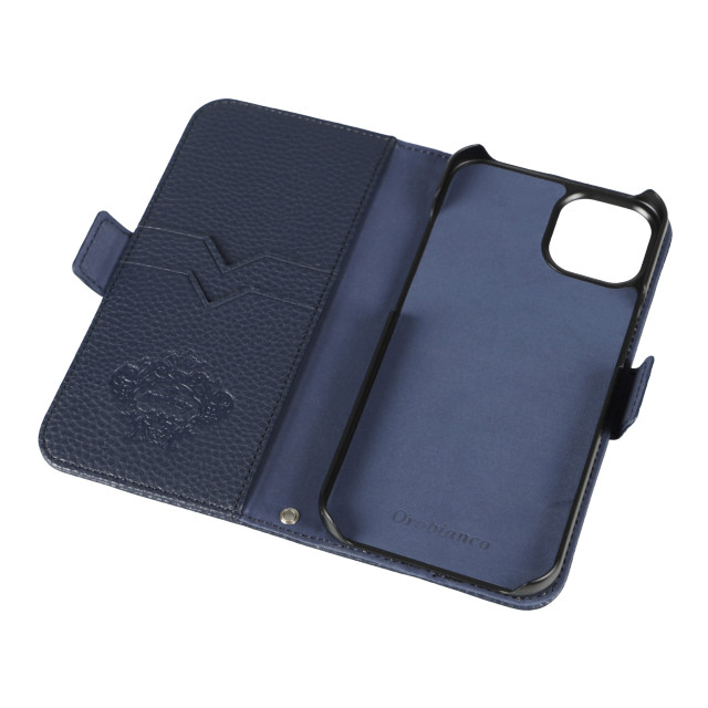 【iPhone13 ケース】“シュリンク” PU Leather Book Type Case (NAVY)goods_nameサブ画像