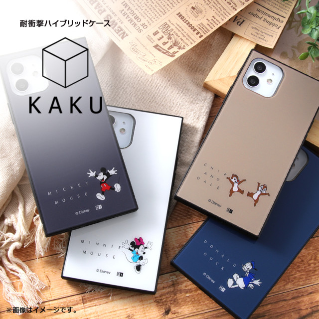 【iPhone13 ケース】ディズニーキャラクター/耐衝撃ハイブリッドケース KAKU (ミッキーマウス_ジャンプ)サブ画像