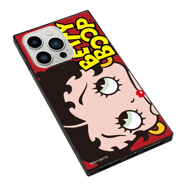 【iPhone13 Pro ケース】Betty Boop ガラスケース (RED LOGO DOT)goods_nameサブ画像