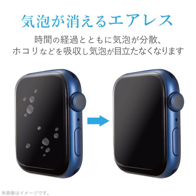 【Apple Watch フィルム 44mm】フルカバーフィルム/衝撃吸収/防指紋/反射防止 for Apple Watch SE(第2/1世代)/Series6/5/4goods_nameサブ画像