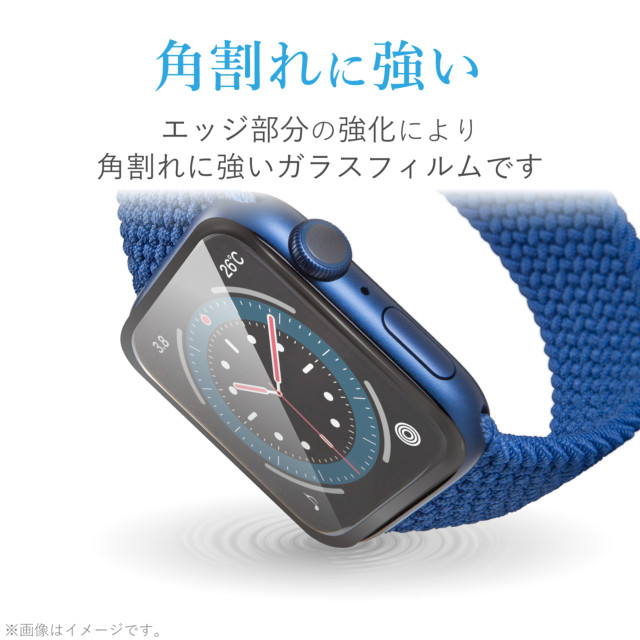 【Apple Watch フィルム 44mm】フルカバーフィルム/ガラス/エッジ強化/ブラック for Apple Watch SE(第1世代)/Series6/5/4goods_nameサブ画像