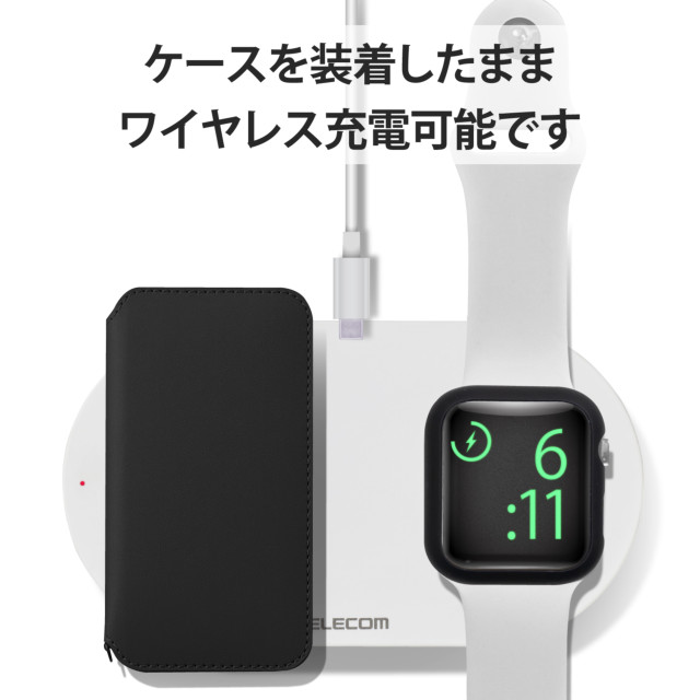 【Apple Watch ケース 44mm】フルカバーケース/ガラス (ブラック) for Apple Watch SE(第2/1世代)/Series6/5/4goods_nameサブ画像