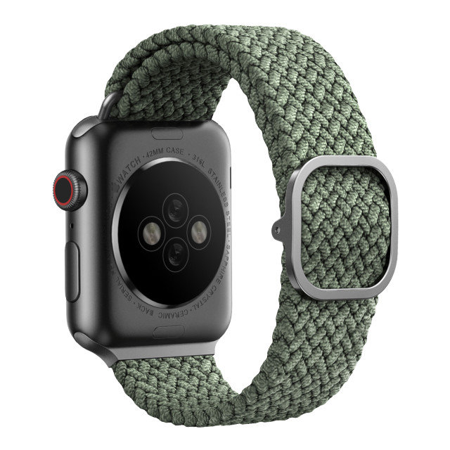 【Apple Watch バンド 45/44/42mm】ASPEN Apple Watch 編組ストラップ (CYPRESS GREEN) for Apple Watch SE(第2/1世代)/Series9/8/7/6/5/4/3/2/1サブ画像