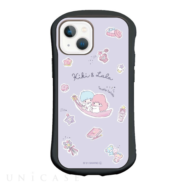 【iPhone13 mini/12 mini ケース】サンリオキャラクターズ ハイブリッドガラスケース (キキ＆ララ)