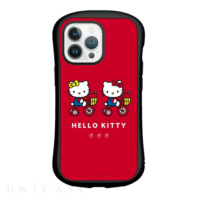 【iPhone13 Pro ケース】サンリオキャラクターズ ハイブリッドガラスケース (ハローキティ)