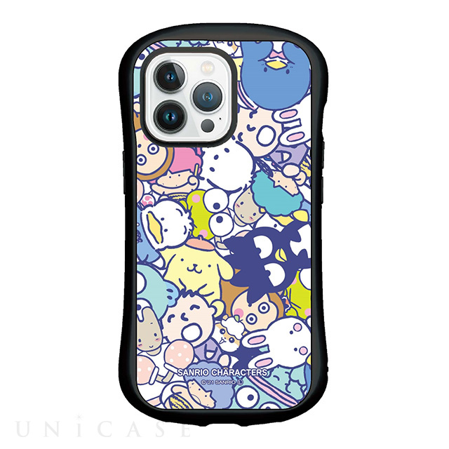 【iPhone13 Pro ケース】サンリオキャラクターズ ハイブリッドガラスケース (ミックス)