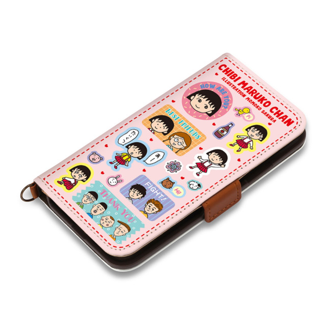 【iPhoneXS/X ケース】ちびまる子ちゃん PUレザーフリップカバー (まる子 カラフル)goods_nameサブ画像