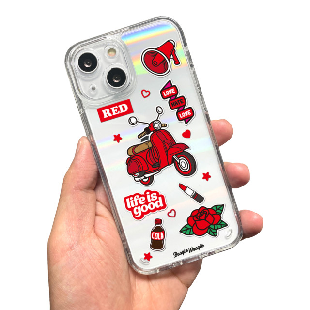 【iPhone13 mini ケース】オーロラケース (Red)サブ画像