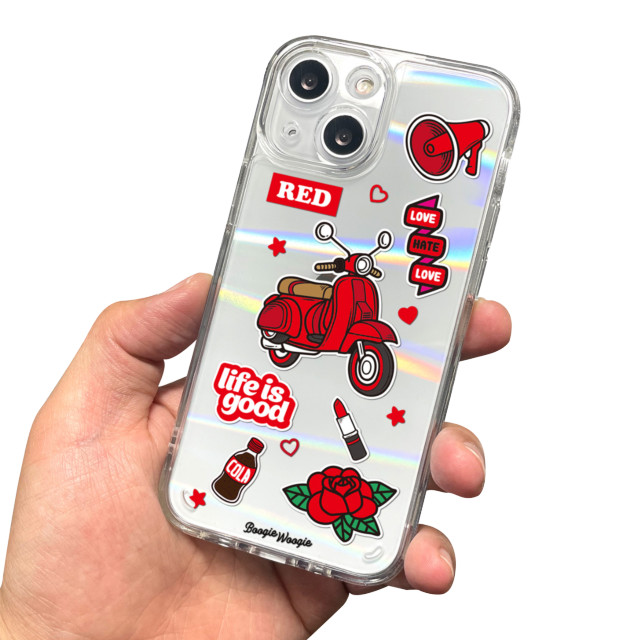 【iPhone13 mini ケース】オーロラケース (Red)サブ画像