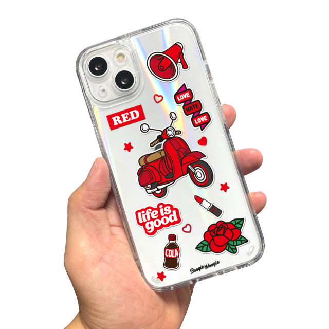 【iPhone13 ケース】オーロラケース (Red)goods_nameサブ画像