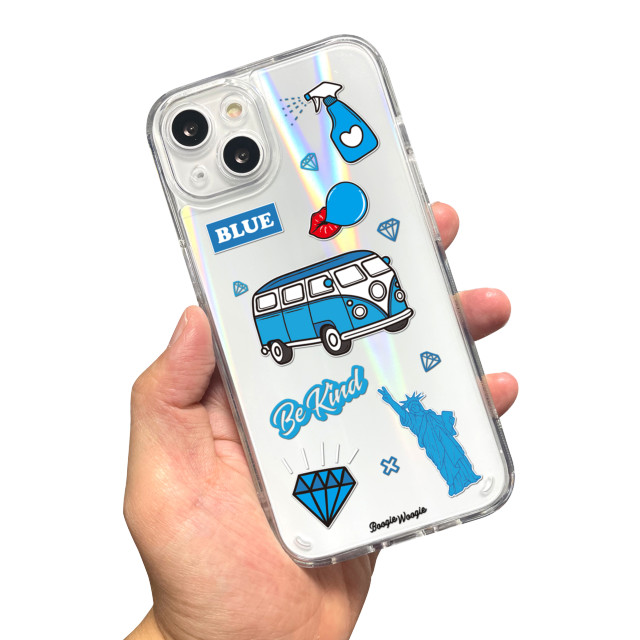 【iPhone13 ケース】オーロラケース (Blue)サブ画像