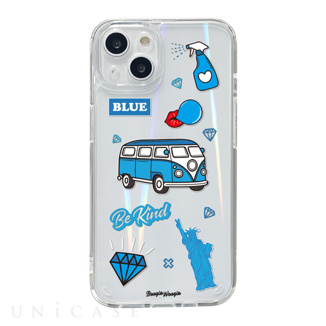 【iPhone13 ケース】オーロラケース (Blue)