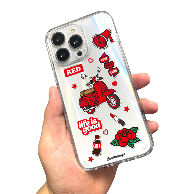 【iPhone13 Pro ケース】オーロラケース (Red)goods_nameサブ画像