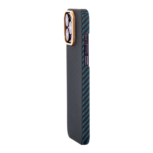 【iPhone13 Pro Max ケース】HOVERKOAT Ballistic Fiber Case (Gold Stealth Blue)サブ画像