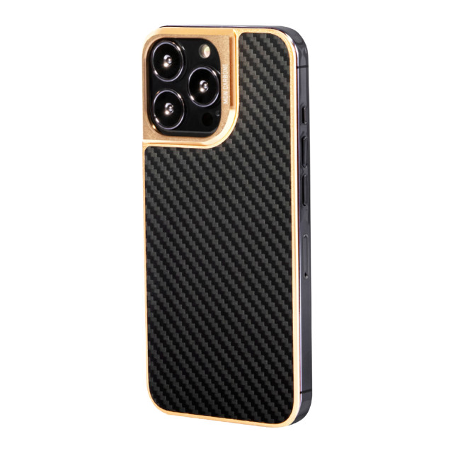 【iPhone13 Pro Max スキンシール】HOVERFUSE Ballistic Fiber Backplate (Gold Black)サブ画像