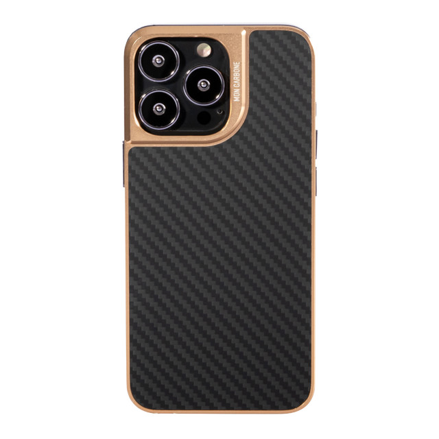 【iPhone13 Pro Max スキンシール】HOVERFUSE Ballistic Fiber Backplate (Gold Black)goods_nameサブ画像