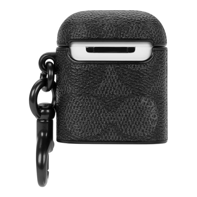 【AirPods(第2/1世代) ケース】Leather AirPods Case (Signature C Charcoal)goods_nameサブ画像