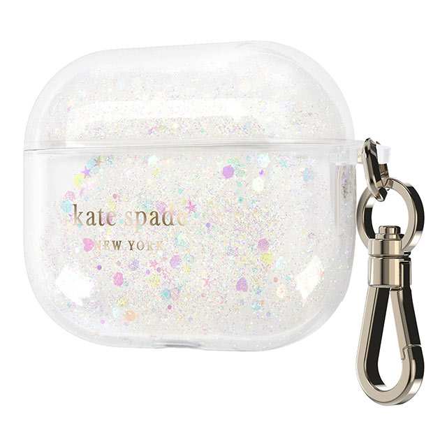 【AirPods Pro(第1世代) ケース】Liquid Glitter AirPods Case (White/Clear)goods_nameサブ画像