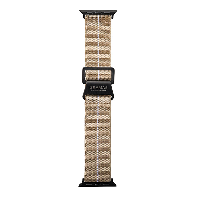 【Apple Watch バンド 41/40/38mm】”MARINE NATIONALE” STRAP (Tan/White) for Apple Watch SE(第2/1世代)/Series9/8/7/6/5/4/3/2/1goods_nameサブ画像