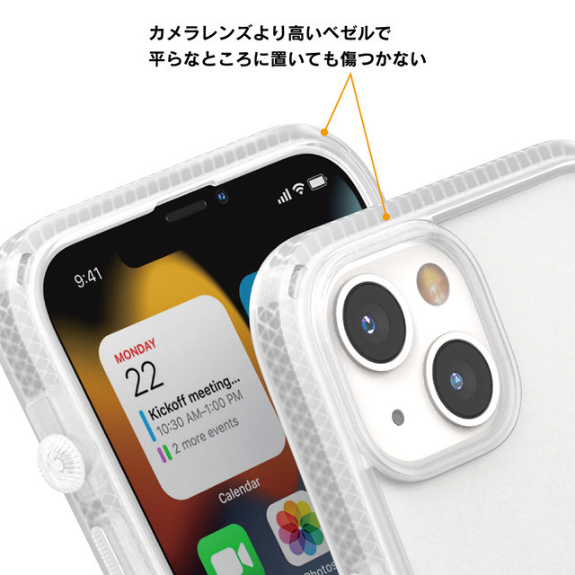 【iPhone13 mini ケース】衝撃吸収ケース Influenceシリーズ (クリア)サブ画像