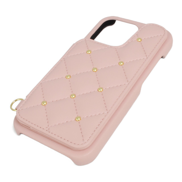 【iPhone13/13 Pro ケース】CECIL McBEE キルティング背面ケース (PINK)goods_nameサブ画像