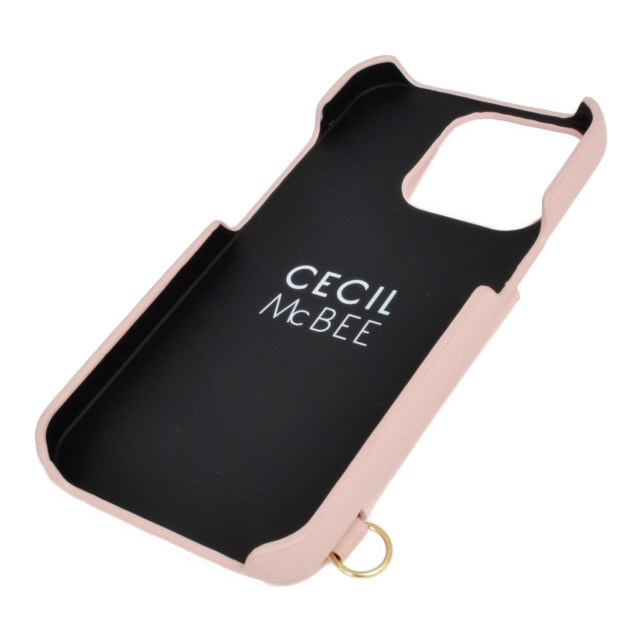 【iPhone13/13 Pro ケース】CECIL McBEE キルティング背面ケース (PINK)サブ画像