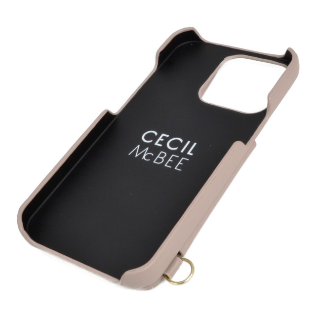 【iPhone13/13 Pro ケース】CECIL McBEE キルティング背面ケース (MOCHA)サブ画像