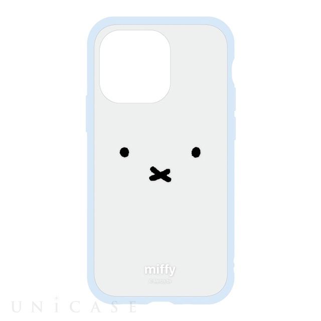 【iPhone13 Pro ケース】ミッフィー IIII fit Clear (ブルー)