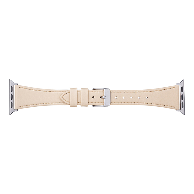 【Apple Watch バンド 49/45/44/42mm】”Originate” Genuine Leather Watchband (Ivory) for Apple Watch Ultra2/SE(第2/1世代)/Series9/8/7/6/5/4/3/2/1サブ画像