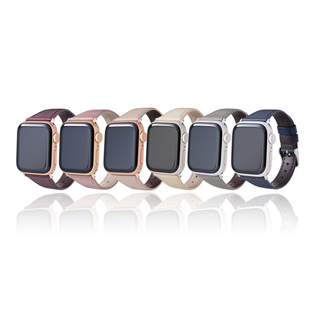 【Apple Watch バンド 49/45/44/42mm】”Originate” Genuine Leather Watchband (Burgundy) for Apple Watch Ultra2/SE(第2/1世代)/Series9/8/7/6/5/4/3/2/1goods_nameサブ画像