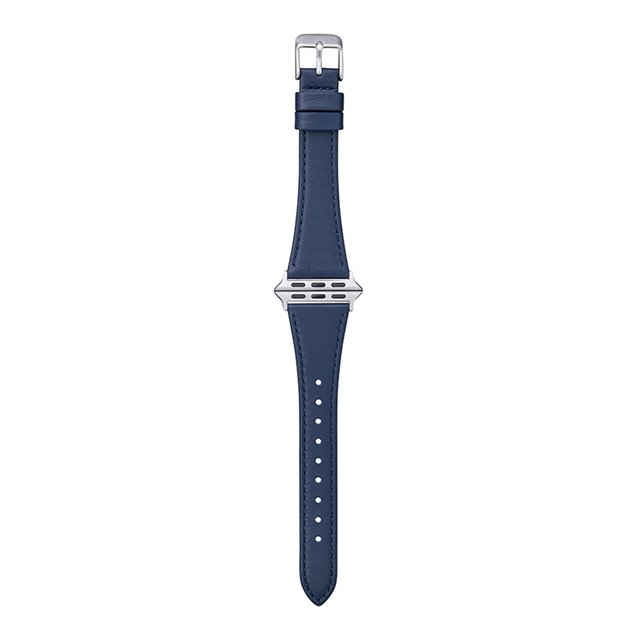 【Apple Watch バンド 41/40/38mm】”Originate” Genuine Leather Watchband (Navy) for Apple Watch SE(第2/1世代)/Series9/8/7/6/5/4/3/2/1サブ画像