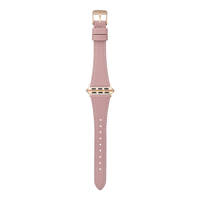 【Apple Watch バンド 41/40/38mm】”Originate” Genuine Leather Watchband (Rose Brown) for Apple Watch SE(第2/1世代)/Series9/8/7/6/5/4/3/2/1サブ画像