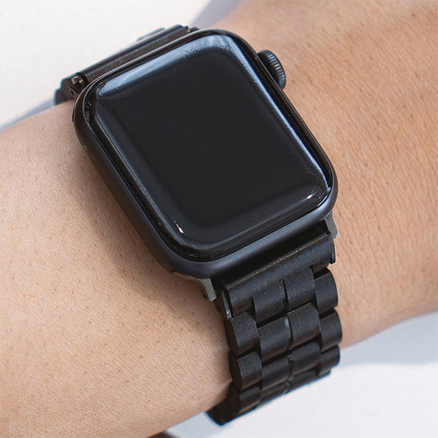 【Apple Watch バンド 45/44/42mm】天然木バンド (黒檀) for Apple Watch SE(第2/1世代)/Series9/8/7/6/5/4/3/2/1goods_nameサブ画像