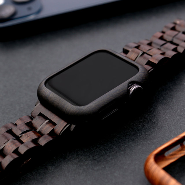 【Apple Watch ケース 44mm】ハードケース (黒檀調パターン) for Apple Watch SE(第2/1世代)/Series6/5/4goods_nameサブ画像