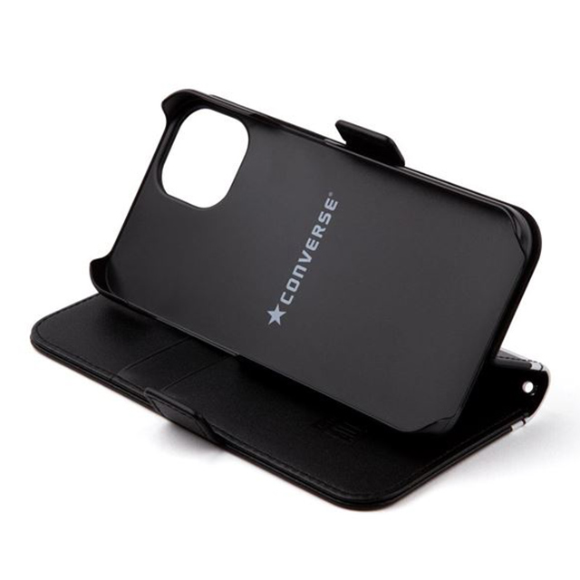 【iPhone13 mini ケース】Uncle Patch＆Stripes Book Type Case (BLACK)サブ画像