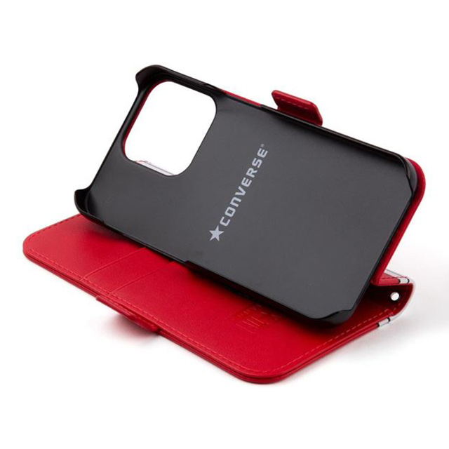 【iPhone13 Pro ケース】Uncle Patch＆Stripes Book Type Case (RED)サブ画像