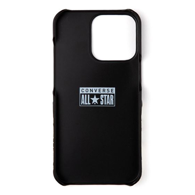 【iPhone13 Pro ケース】Big Circle Logo PU Leather Back Case (BLACK)サブ画像