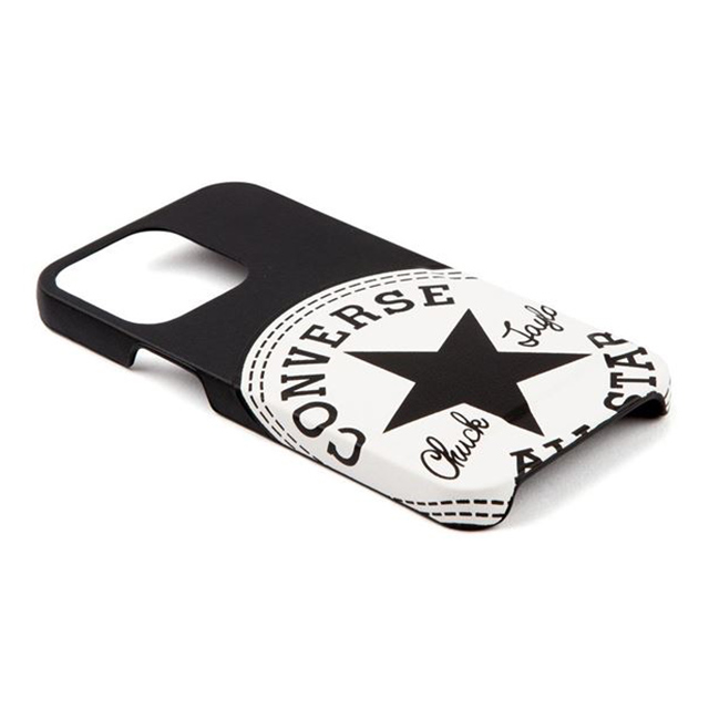 【iPhone13 Pro ケース】Big Circle Logo PU Leather Back Case (BLACK)サブ画像