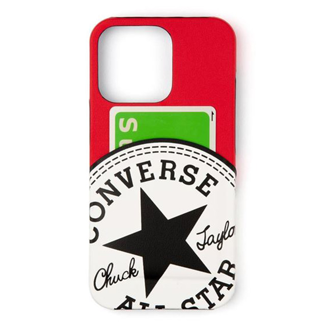 【iPhone13 Pro ケース】Big Circle Logo PU Leather Back Case (RED)サブ画像