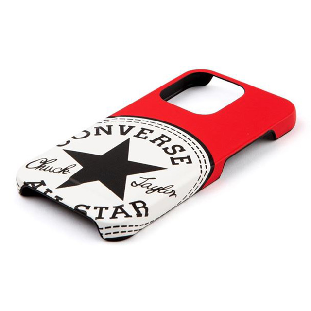 【iPhone13 Pro ケース】Big Circle Logo PU Leather Back Case (RED)サブ画像