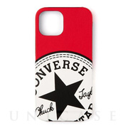 【iPhone13 mini ケース】Big Circle Logo PU Leather Back Case (RED)