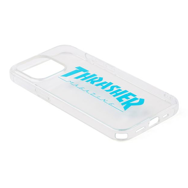 【iPhone13 Pro ケース】Logo Hybrid Clear Case (BLUE)サブ画像