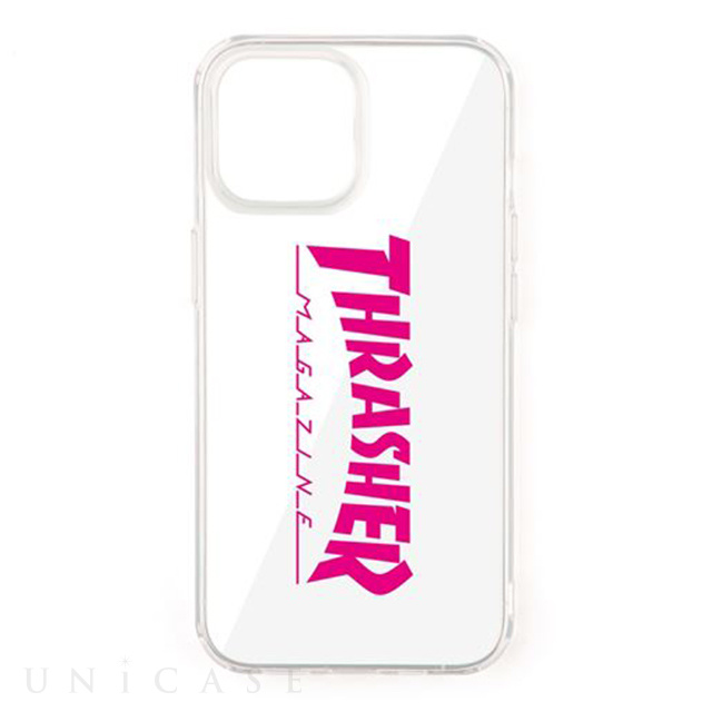 【iPhone13 mini ケース】Logo Hybrid Clear Case (PINK)